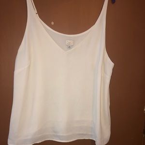 White Chenille Target Top
